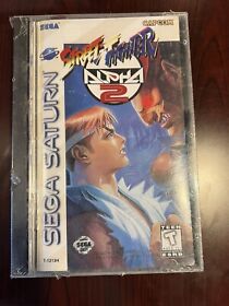 Street Fighter Alpha 2 (Sega Saturn, 1996) NEW SEALED Complete