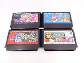 [tested]Nintendo NES Dragon Quest Warrior 1 2 3 4 I II III IV Famicom FC Game JP