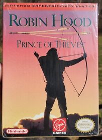 NEW NES Nintendo ROBIN HOOD: PRINCE OF THIEVES Factory Sealed with H-Seam!