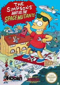 NES - Los Simpson: Bart vs. The Space Mutants PAL-A con embalaje original muy buen estado