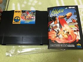 Flying Power Disc AES Neo Geo ROM SNK NG Cartridge Japan JP 