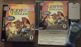 Alien Front Online (Sega Dreamcast, 2001) Complete W/ Microphone In Box