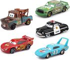5Pcs Cars 2 Basic Movie Characters McQueen & King & Chick  & Mater Die-cast Toy