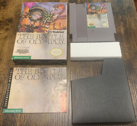 Nes Nintendo Battle of Olympus Complete w/ Protective Case Tested Guaranteed