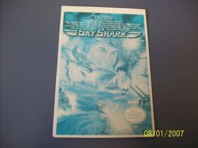 SKY SHARK NES 8 Bit Nintendo Vidpro Card