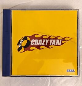 Crazy Taxi, Sega Dreamcast 2000, Boxed + Manual, PAL UK, cracked Case