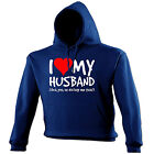 I Love My Husband Yes He Did Buy This HOODIE hoody birthday gift marriage funny