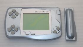 BANDAI Wonder Swan Console " Metal Blue" + x1 Game TESTED / 15108