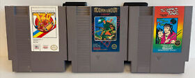 ~720*~THE LEGEND OF KAGE~COMMANDO~NES CART ONLY~LOT OF 3~