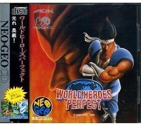 World Heroes Perfect Neogeo CD Japan Ver Neo Geo form JP