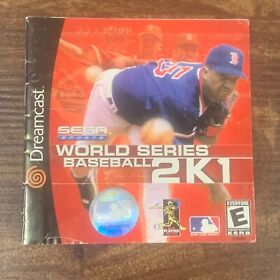 World Series Baseball 2K1 2001 MLB Sega Dreamcast Instruction Manual Only