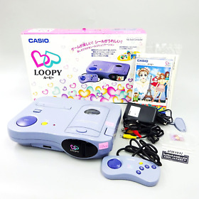 CASIO LOOPY SET A My Seal Computer SV100 Console System Japan Used