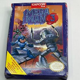 BOX ONLY Mega Man 3 Nintendo Entertainment System NES BOX ONLY