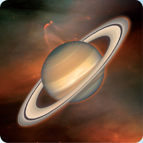 3D magnet aerospace & solar system – Saturn, celestial body, planet, rings