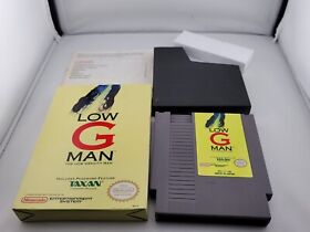 Low G Man: The Low Gravity Man for Nintendo NES In Box Near Mint Shape