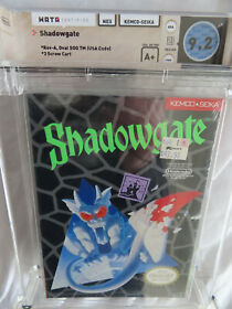 NES Shadowgate WATA 9.2 A+ sealed kemco-seika nintendo 1989