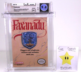 Faxanadu New Nintendo NES Sealed WATA VGA Grade 9.8 A+ MINT NIB H-Seam TOP POP