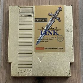 Zelda II: The Adventure of Link Gold (Nintendo Entertainment System, 1988) NES