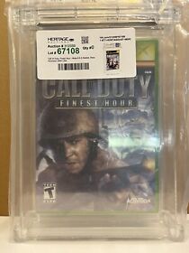 Call of Duty: Finest Hour (Xbox) WATA 9.6 A Sealed Graded CGC VGA