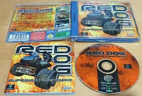 Red Dog - Superior Firepower for Sega Dreamcast Rare Complete