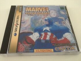 SEGA Saturn Marvel Super Heroes cover and case replacement