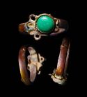 Ancient Roman Authentic Ring GEM Stone Green Wearable Artifact Antiquity