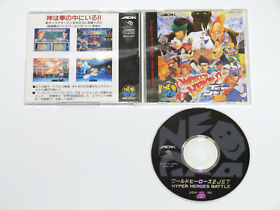 In Stock SNK Neo Geo CD WORLD HEROES 2 JET ADK CMK