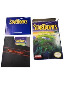 Startropics (Nintendo NES, 2000) Tested, Authentic, Fast shipping! CIB!