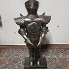 Unique Vintage Medieval Knight Metal Armor Figurine with Sword 20