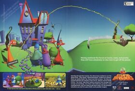 Stupid Invaders Dreamcast Original 2002 Ad Authentic Funny SEGA Video Game Promo