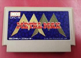 Famicom Software Metal Max (No Box Theory) Data East