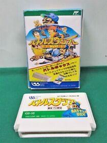 NES -- BATTLE STADIUM -- Can backup. Famicom. Japan game. Work fully. 10821