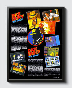 Dick Tracy Nintendo NES Glossy Promo Poster Print Unframed G1468