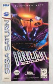 EA Darklight Conflict Sega Saturn Instruction Manual / Booklet