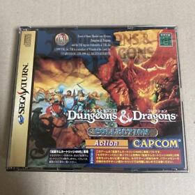 Dungeons And Dragons Collection Sega Sega Saturn 1994 Boxed Manual Japan import