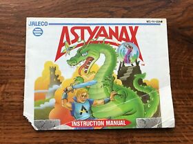 Astyanax Nintendo NES Instruction Manual Only