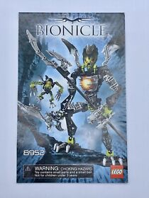 LEGO Bionicle (8952) ~ INSTRUCTIONS MANUAL Only Book ~ Mutran & Vican ~ Limited
