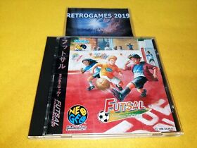 FUTSAL / pleasure Goal   Neo Geo SNK Neogeo CD SNK SPINE CARD + REG CARD