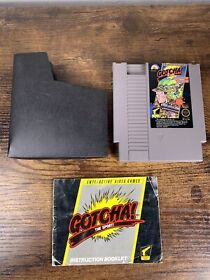 Nintendo NES - Gotcha The Sport - game cartridge, manual, sleeve