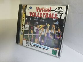 VIRTUAL VOLLEYBALL game for SEGA SATURN Japan Version CIB COMPLETE G91