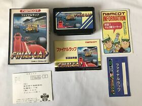 Final Lap Nintendo Famicom NES Japan NTSC-J Game Boxed