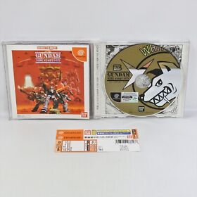 Dreamcast MOBILE SUIT GUNDAM Side Story 0079 Spine * Sega dc