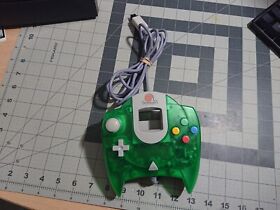 Official Sega Dreamcast Translucent Green HKT-7700 OEM Controller - Tested
