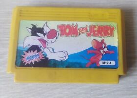 Rare Vintage famiclone TOM & JERRY Dendy nes cartridge Cool label error no tom