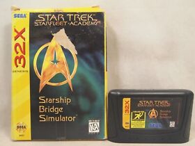 Star Trek: Starfleet Academy (SEGA Genesis 32X) Authentic Cart in Box