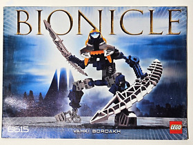 Lego 8615 Bionicle Vahki Bordakh Instruction Manual Booklet