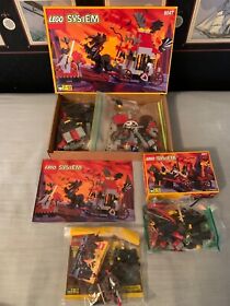 Lego Castle Fright Knights 3 Sets #6027/29/37 Witch's Windship Bat Lord+Complete