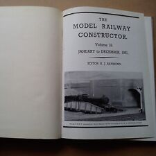 MODEL RAILWAY CONSTRUCTOR Magazines Bound FULL Year 1951 Vintage 1950s Trains