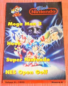 Magazine Rivista Giochi Nintendo Club Volume 4 1992 N 4 Nes Snes Mega Man Hook