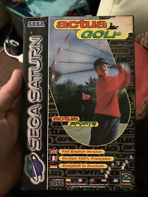 Actua Golf - Sega Saturn 🪐 PAL Complete